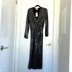 Michael Kors Sequin Cropped Leg Jumpsuit
